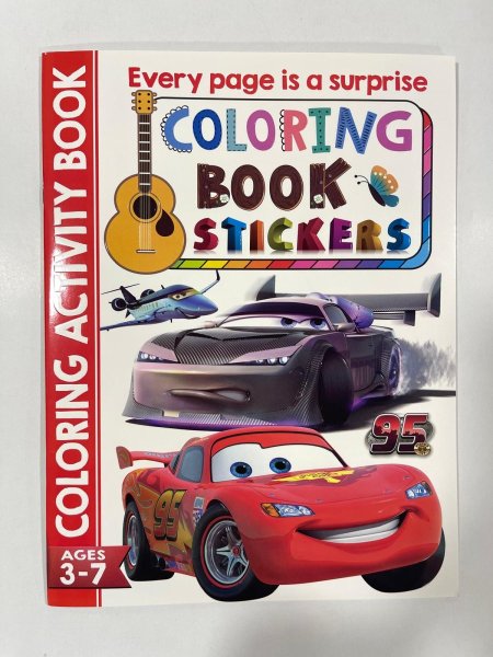 دفتر تلوين فلم سيارات